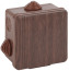 Soldering box ERA KOR-65-65-50- 4G-O open installation oak 65x65x50mm with 4 vx hermetic drives. IP54