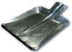 LS - 7 galvanized snow shovel with a bar, 320*350mm