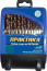 Metal drill set PRAKTIKA "Master", 19 pieces, 1 - 10 mm in a metal cassette (031-303)
