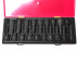 Set of TORX, HEX 1/2" percussion heads (in case) 19pcs JTC/1
