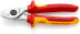 Cable cutter VDE, cut: cable Ø 15 mm (50 mm2, AWG 1/0), L-165 mm, chrome, 2-k handles