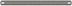 Hacksaw blade metal/wood ( 24 TPI / 8 TPI), red-hot tooth, wide double-sided, 300x24 mm, 1 pc./ PVC envelope