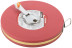 Tape measure, fiberglass tape, red plastic case 30 m