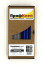 Glue rods ProfKley-8230 assorted (transparent - blue), 11x200 mm, 14 pcs, 280 g