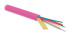 FO-MB-IN-504-36- LSZH-MG Fiber optic cable 50/125 (OM4) multimode, 36 fibers, gel-free microtubules 1.1 mm (micro bundle), internal, LSZH, ng(A)-HF, -30°C – +70°C, magenta