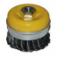 Brush for the ear M14/80 mm, cup, twisted steel