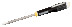 Screwdriver with ERGO handle for screws 0, 8X4, 0X100 made of stainless steel