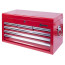 Tool box, 6 drawers and a compartment, red MASTER 511-06570R