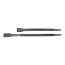 Cable tie with double lock, color black, 9x180 mm (pack.100 pcs)