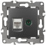 Розетка ЭРА Серия 12 12-3110-12 комбинированная RJ45+TV IP20 графит