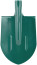 Bayonet shovel without handle, with stiffeners 190x350 mm