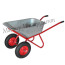 Wheelbarrow 110 l Construction MI (red) with wheels 4.8 D20