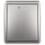 Выключатель ЭРА Эксперт 11-1202-03 с подсветкой IP20 10АХ-250В ОУ алюминий