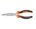 Electronic pliers with elongated jaws 200 satin finish HORTZ