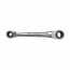 Ratchet wrench 4 in 1, 8x10mm + 12x13 mm