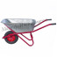 Wheelbarrow 110L Construction MI (red) with wheel 4.8 D16/12