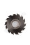 Trekhstor disc milling cutter. different types. tooth 125x16x32 Z=18 type 2 P6M5