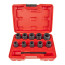 Set of ER-86416 heads for damaged bolts and nuts, 3/8" 11pr.(9-17, 19mm), in EUREKA case /1/20