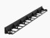 Garden curb 1000 mm height 58 mm black 1 piece