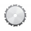 Пильный диск по газобетону и строительному дереву Атака 160*12T*20 быстрый профи