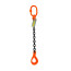 8T 2.5m OCALIFT Sling 1C Chain T8 G80 with Self-closing Hook Glazed Chain