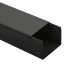 Cable channel ERA KK-B-80-40 black 80x40mm