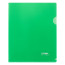Folder-corner STAMM A5, 180mkm, plastic, transparent, green