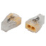 ERA terminal NO-225-363 quick-release 773-602 transparent 2-wire 0.75-4.0 mm2 pack of 50 pcs