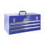 Tool box, 3 drawers and a compartment, blue MASTER 511-03530B