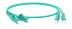 FC-D2-503-LC/PR-LC/PR-H-0.5M-LSZH-AQ Патч-корд волоконно-оптический (шнур) MM 50/125(OM3), LC-LC, 2.0 мм, duplex, 10G/40G, LSZH, 0.5 м