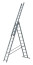 The ladder is aluminum 3-section universal 15 steps. (3x15) Master