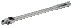1/2" Handle with hinge, 390 mm, retail package