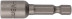 Nozzle for screws and bolts with 6-gr.Pro head d=8 mm, L=48 mm