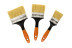 A set of three Gauguin flute brushes 50-100mm.// HARDEN
