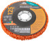 Polymer stripping disc 125 mm, orange, very hard