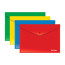 Envelope folder on the Berlingo button, A4, 180 microns, opaque, assorted