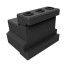 Block for fixing cutting blades 20 x 21.5 x 87 TTBU20-26 Beltools