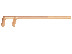 IB Valve hook (copper/beryllium), 35x250mm