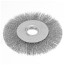 Ear brush, 125 mm, "Flat", 0.3mm twisted stainless wire, 22.2mm Denzel fit