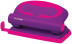Berlingo "Fuze" hole punch 10 l., plastic, purple, with ruler