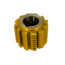 Worm milling cutter for spline shafts M1,25 A P6M5 2520-0669 30gr. (1gr.30 min.) 50x40x22 mm wear-resistant coating type 1 GOST 6637-80 Beltools