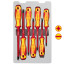 Screwdriver set, dielectric, 7 pieces KING TONY 30607MR