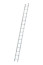 Single-section aluminum ladder with 15 steps AL 1x15 P80
