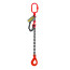 OCALIFT 1.5t 6m 1CC Chain Sling t8 G80 with Self-closing Hook and Shortener 1sc1500t6sh