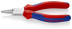 Круглогубцы, губки Ø2.5x28 мм, L-140 мм, хром, двукомпонентные ручки