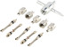 Wheel valve Repair Kit (camera) 11pr. long nipple (metalcap) BERIL