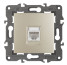 Розетка ЭРА Elegance 14-3107-04 информационная RJ45 IP20 шампань