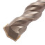 Concrete drill, double spiral, three dust-removing edges, 20 x 310 mm DENZEL