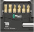 Bit-Check 7 TiN Universal 1 SB bit set with bit holder, Titanium nitride coating, Universal use, 7 items, with holder-Euroslot
