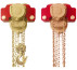 Chain hoist with carriage (1t) intrinsically safe, BeCu 307D-1004 alloy, HORTZ